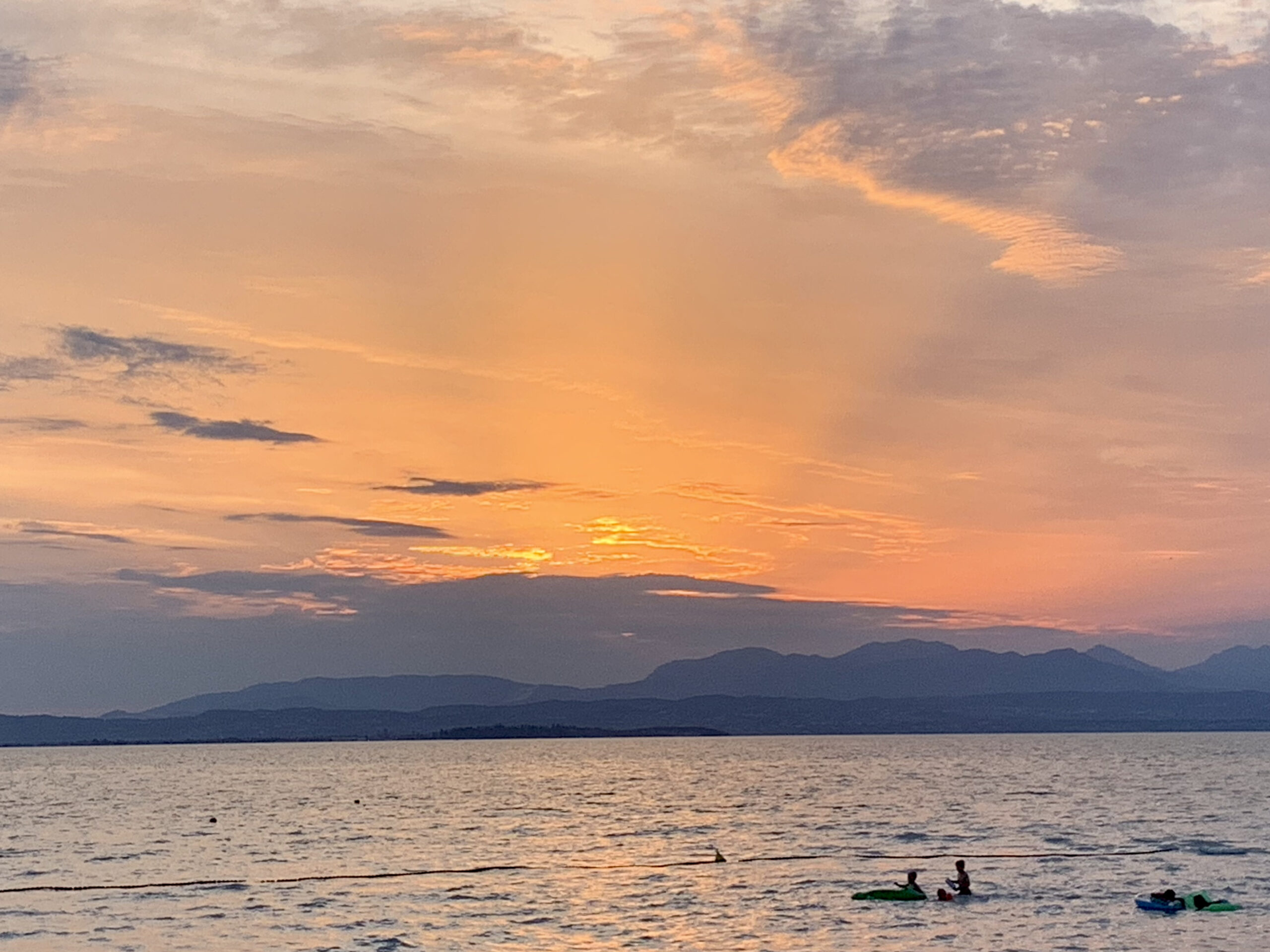 Sunset al Lago di Garda